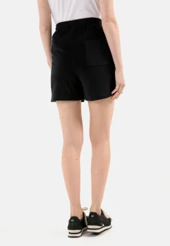 Damen Camel Active Hosen^Frottee Shorts mit Kordelzug