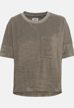Damen Camel Active T-Shirts & Polos^Frottee-Shirt mit Rundhals