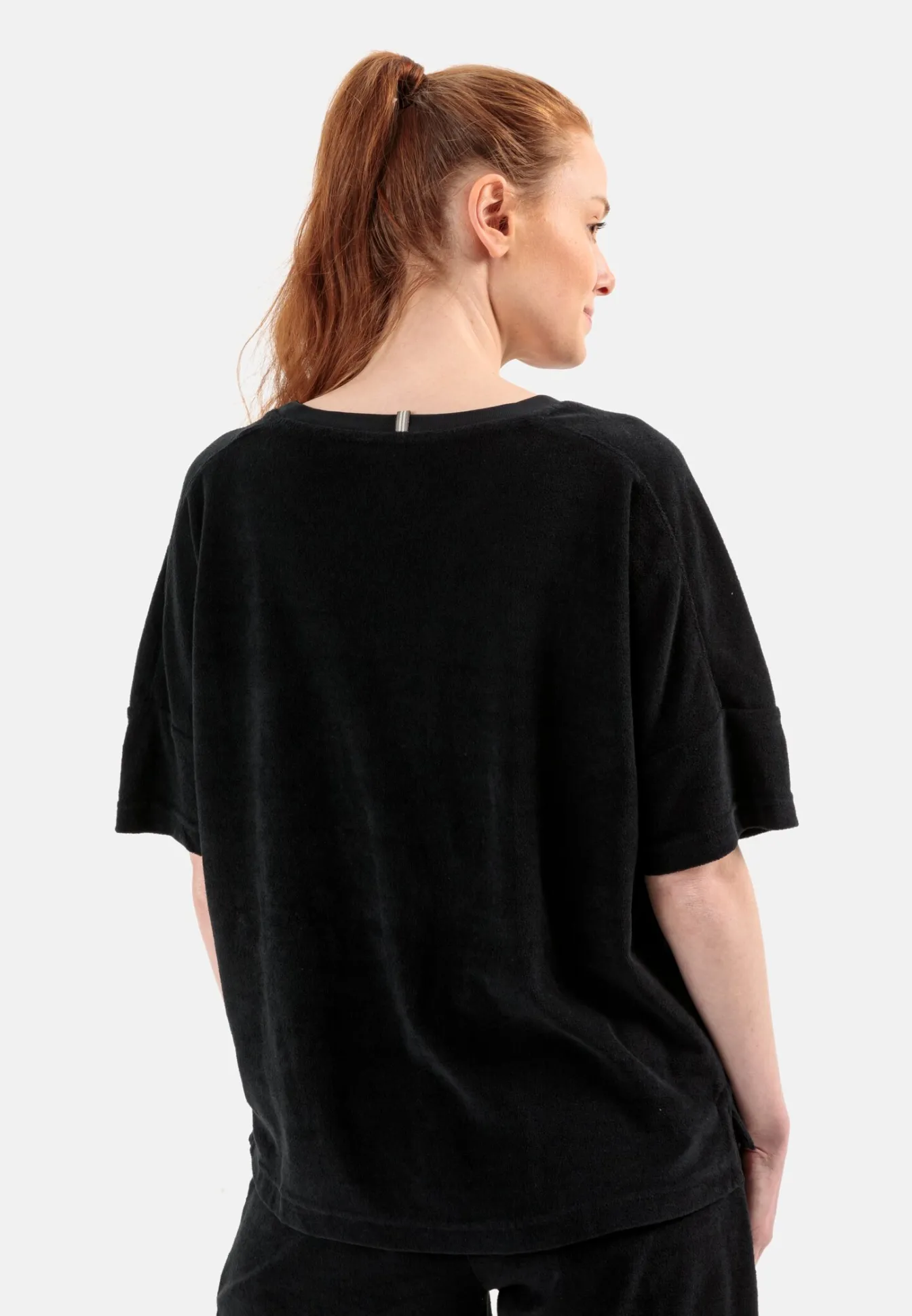 Damen Camel Active T-Shirts & Polos^Frottee-Shirt mit Rundhals