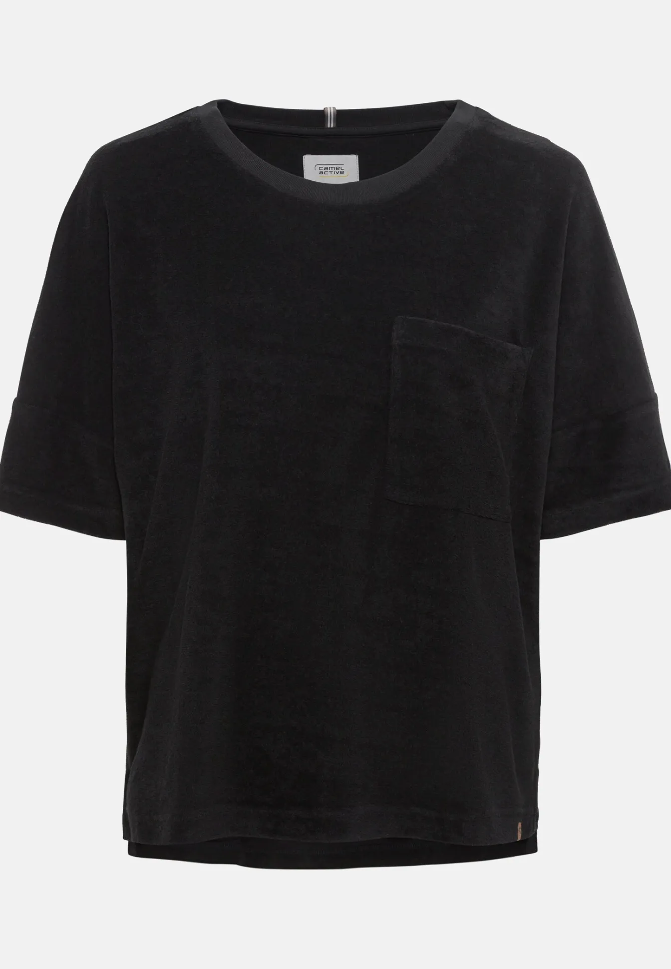 Damen Camel Active T-Shirts & Polos^Frottee-Shirt mit Rundhals