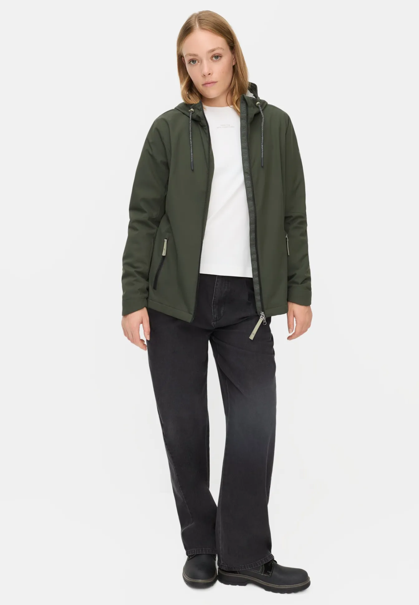 Damen Camel Active Jacken & Westen^Funktionsjacke mit verstellbarer Kapuze