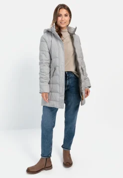 Damen Camel Active Jacken & Westen^Gesteppte Jacke mit abnehmbarer Kapuze