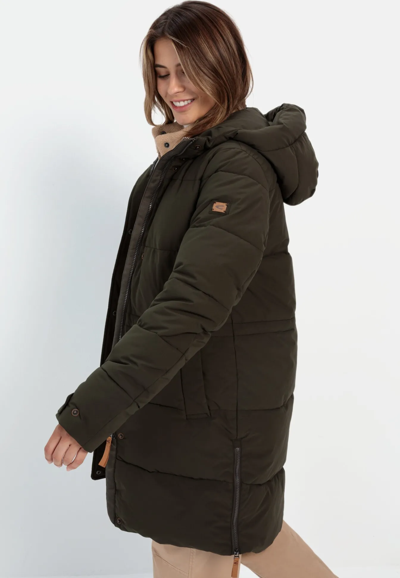 Damen Camel Active Jacken & Westen^Gesteppte Jacke mit daunenartiger Füllung