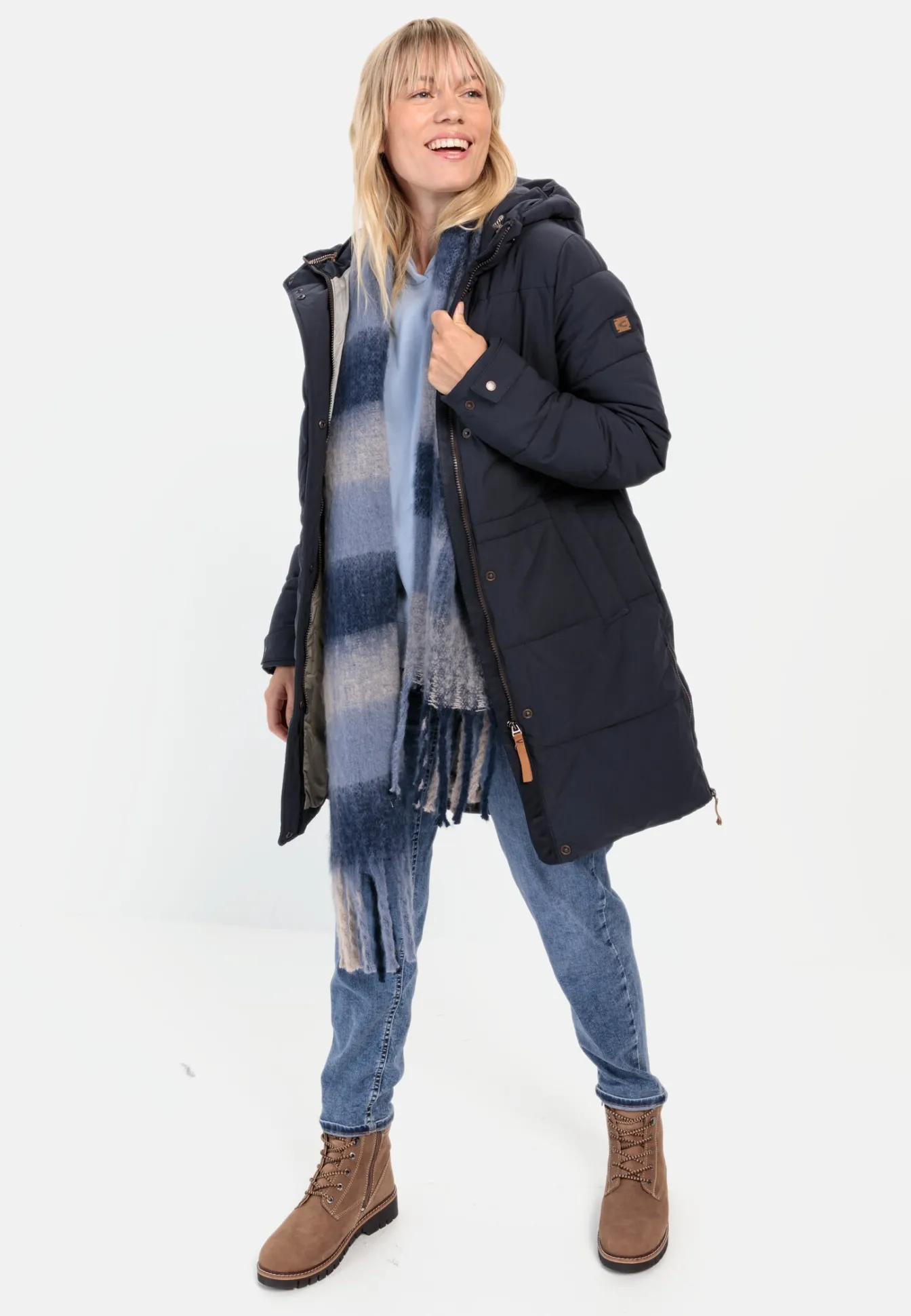 Damen Camel Active Jacken & Westen^Gesteppte Jacke mit daunenartiger Füllung