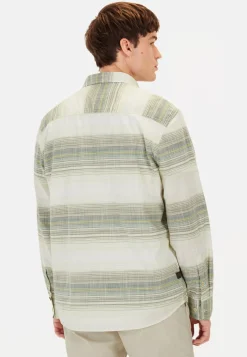 Herren Camel Active Hemden^Gestreiftes Hemd aus reiner Baumwolle