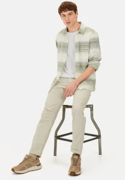 Herren Camel Active Hemden^Gestreiftes Hemd aus reiner Baumwolle