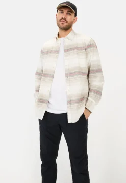 Herren Camel Active Hemden^Gestreiftes Hemd aus reiner Baumwolle