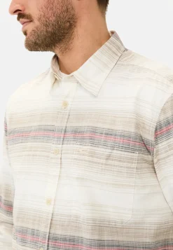Herren Camel Active Hemden^Gestreiftes Hemd aus reiner Baumwolle