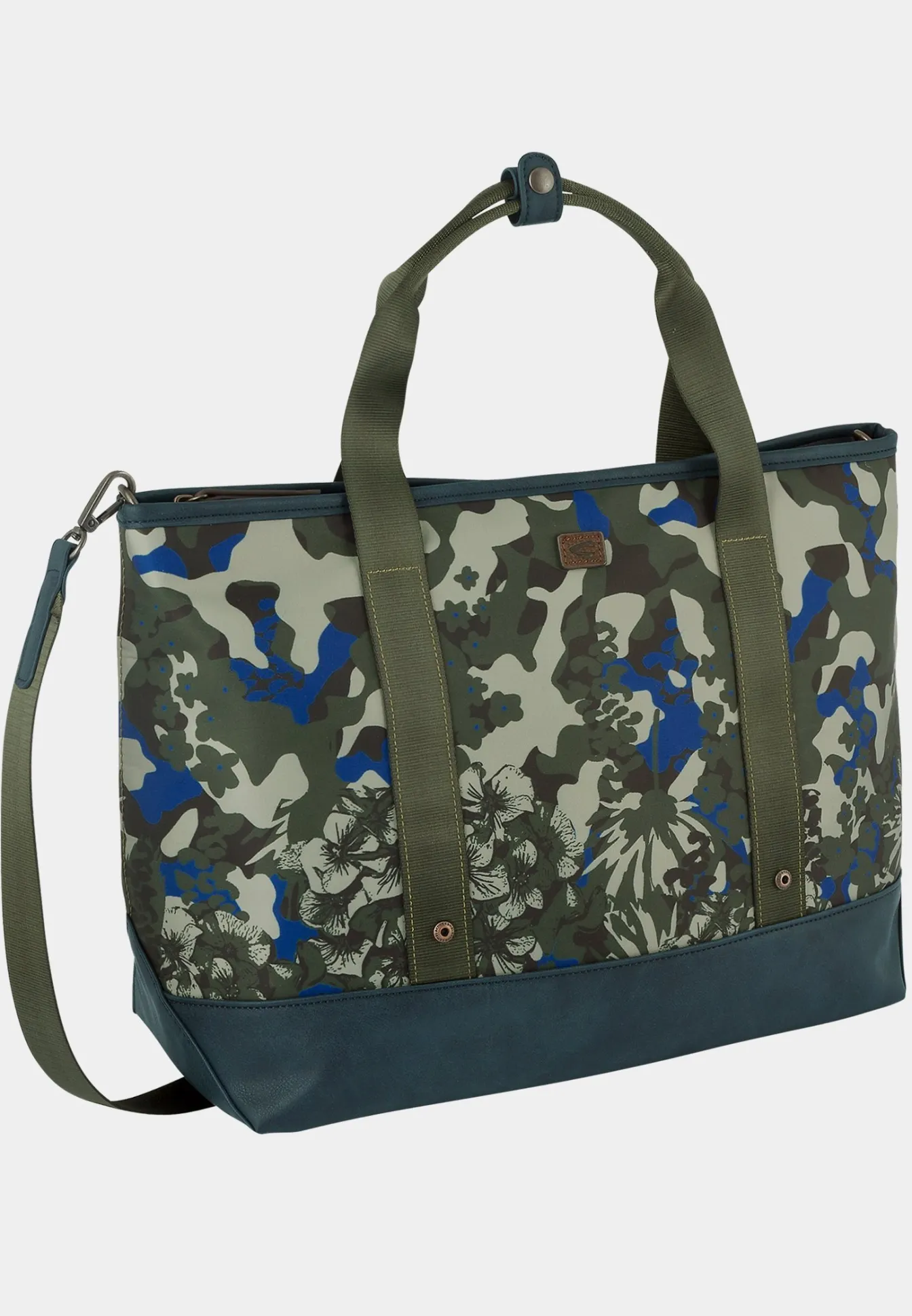 Damen Camel Active Taschen & Rucksäcke^HAILEY Umhängetasche im Camouflage-Blumen-Pannelprint