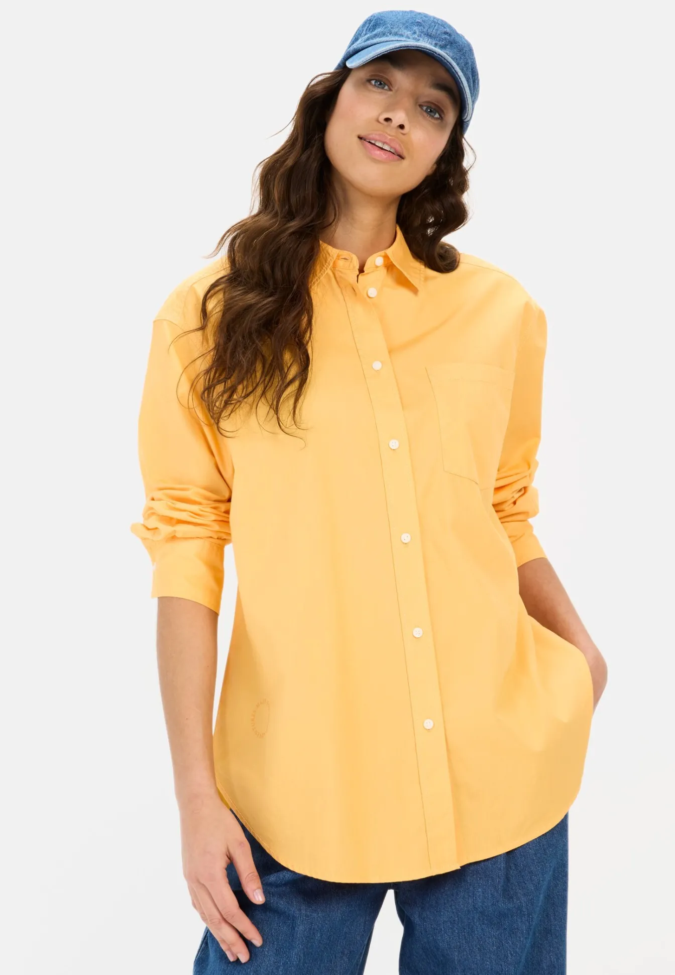 Damen Camel Active Blusen^Hemdbluse aus Baumwolle