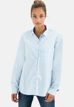 Damen Camel Active Blusen^Hemdbluse aus Organic Cotton