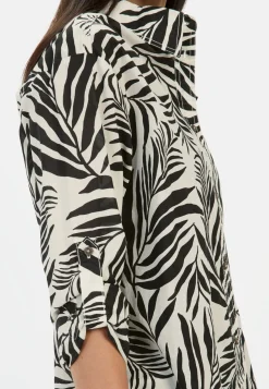Damen Camel Active Blusen^Hemdbluse mit Blumenprint aus Baumwolle