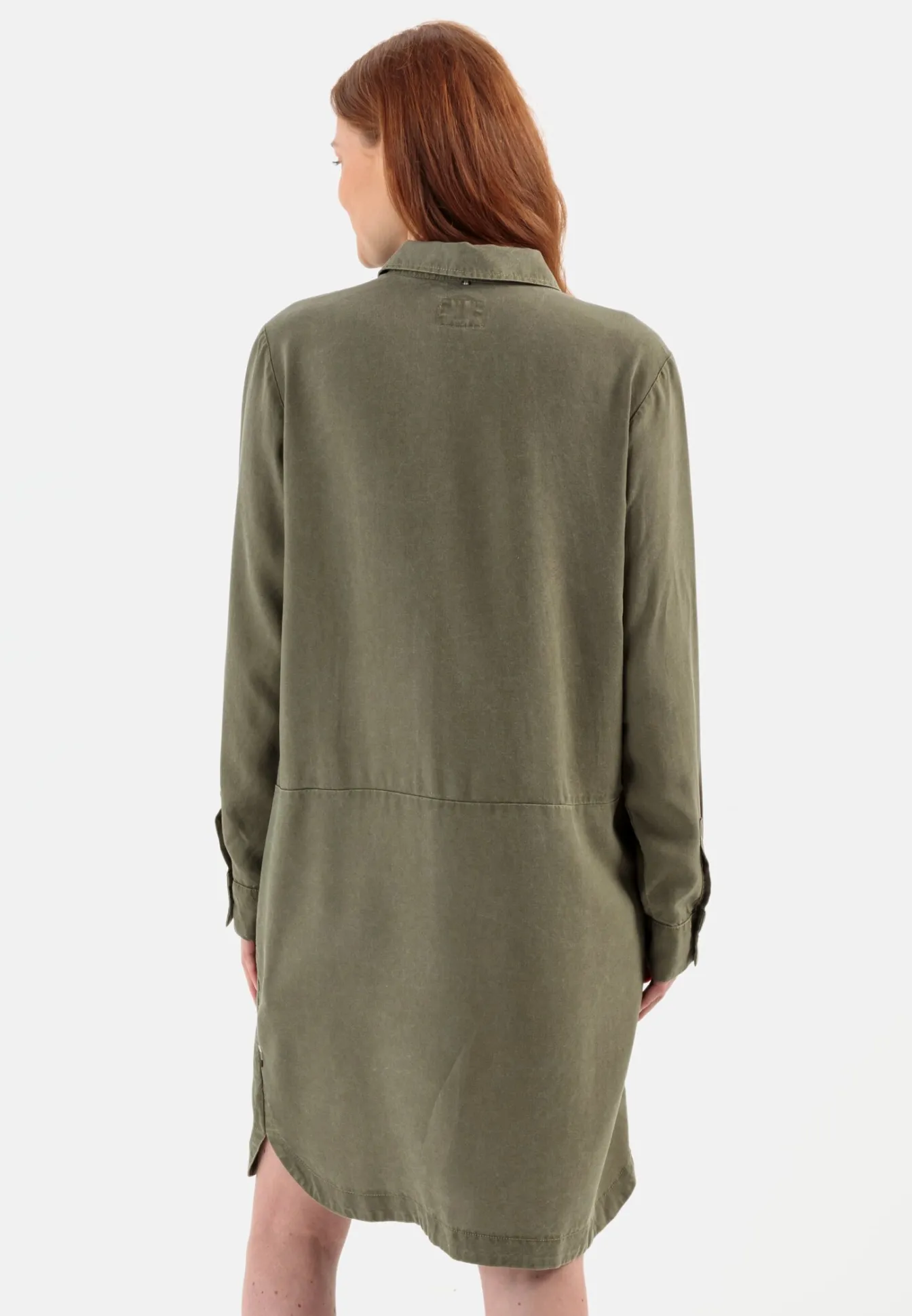 Damen Camel Active Kleider^Hemdblusenkleid mit langen Ärmeln aus TENCEL™ Lyocell