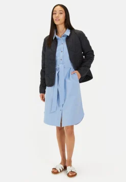 Damen Camel Active Kleider^Hemdblusenkleid mit Stoffbindegürtel