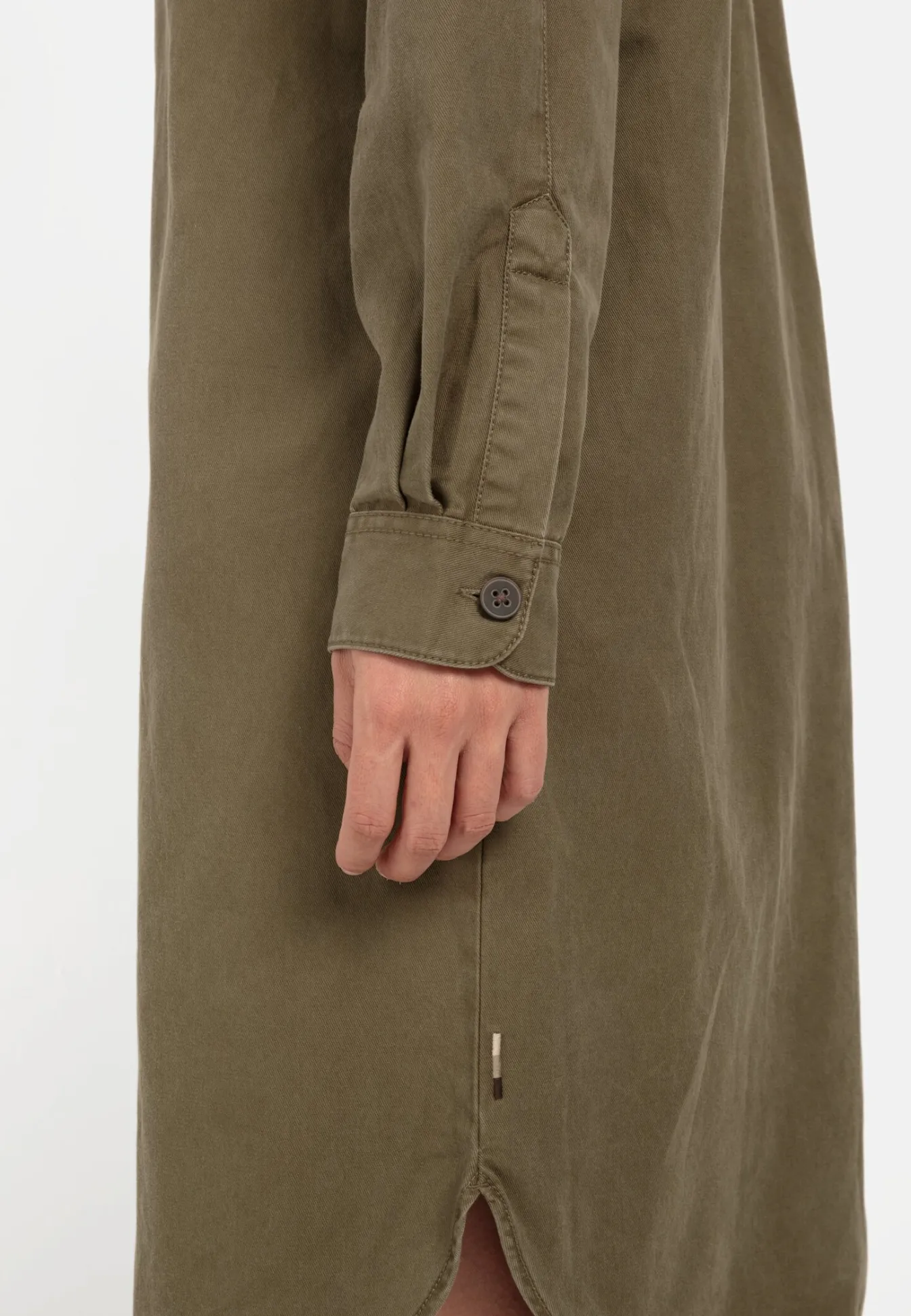 Damen Camel Active Kleider|Blusen^Hemdblusenkleid mit Stoffbindegürtel