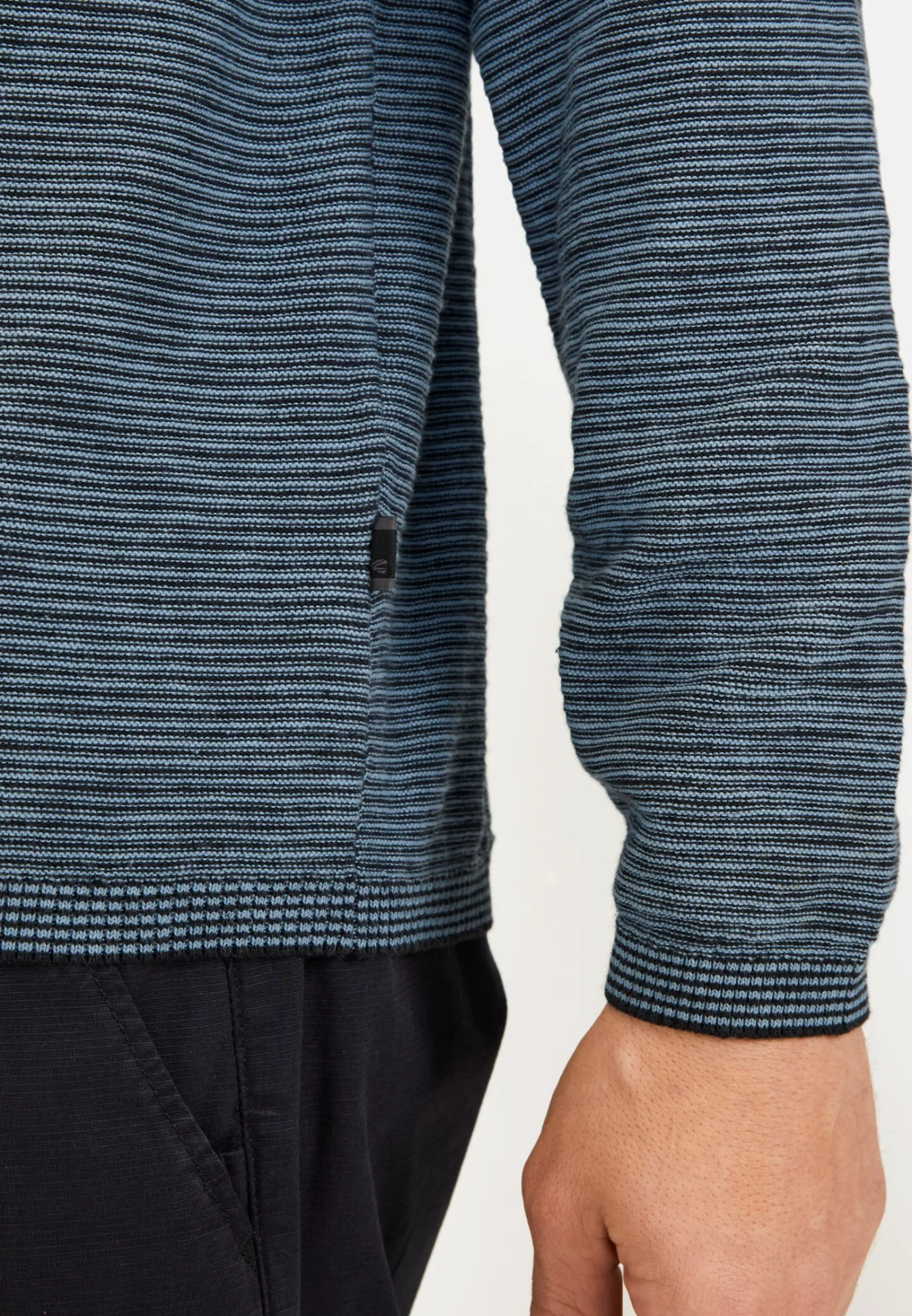 Herren Camel Active T-Shirts & Polos|Pullover & Cardigan^Henley Langarmshirt aus einem Baumwollmix