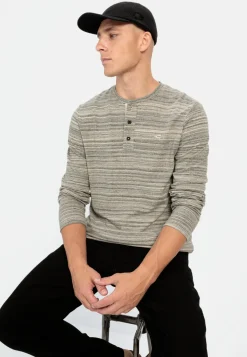 Herren Camel Active T-Shirts & Polos^Henley Langarmshirt mit Cooling Effekt