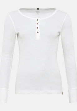 Damen Camel Active T-Shirts & Polos^Henleyshirt aus biologischer Baumwolle