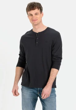 Herren Camel Active T-Shirts & Polos^Henleyshirt aus nachhaltigem Organic Cotton