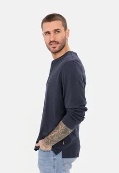 Herren Camel Active T-Shirts & Polos^Henleyshirt aus nachhaltigem Organic Cotton