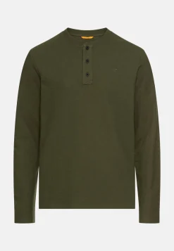 Herren Camel Active T-Shirts & Polos^Henleyshirt aus reiner Baumwolle