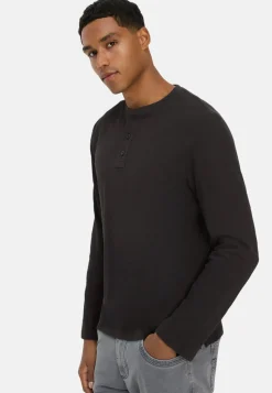Herren Camel Active T-Shirts & Polos^Henleyshirt aus reiner Baumwolle