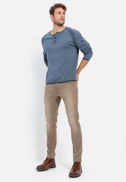 Herren Camel Active T-Shirts & Polos^Henleyshirt aus zertifiziertem Organic Cotton