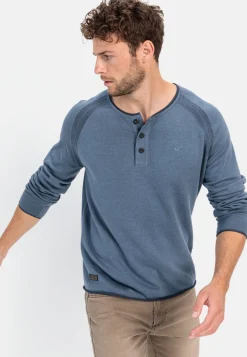 Herren Camel Active T-Shirts & Polos^Henleyshirt aus zertifiziertem Organic Cotton