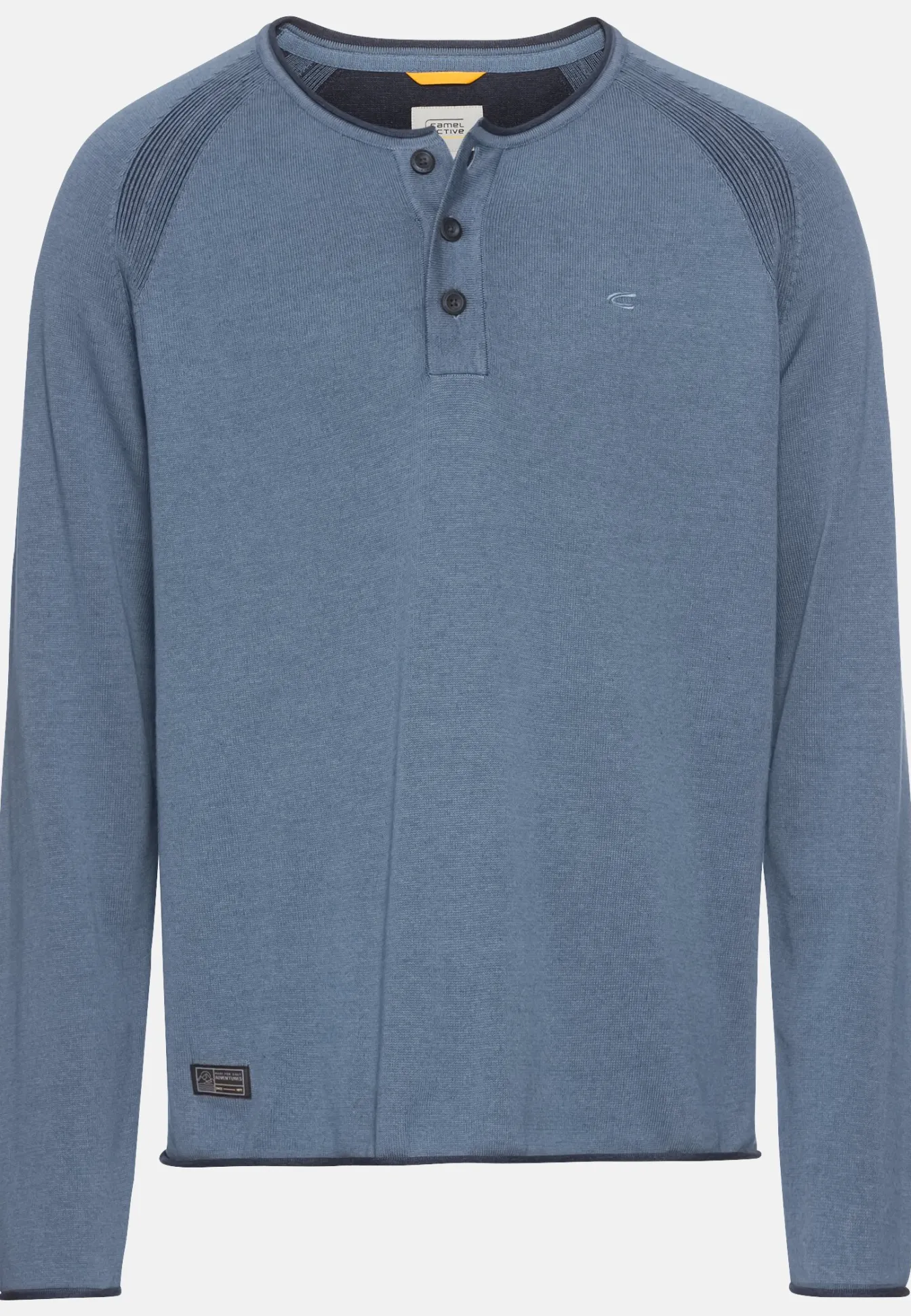 Herren Camel Active T-Shirts & Polos^Henleyshirt aus zertifiziertem Organic Cotton