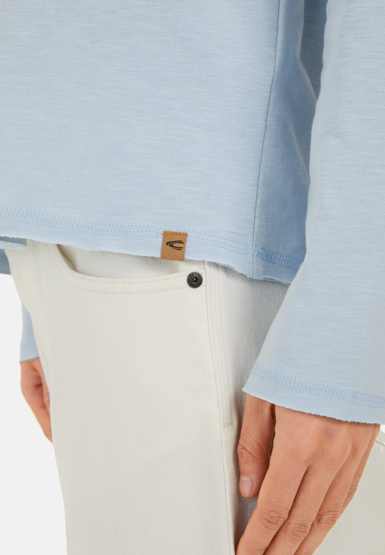 Damen Camel Active Sweatshirts & Hoodies^Hoodie aus reiner Baumwolle