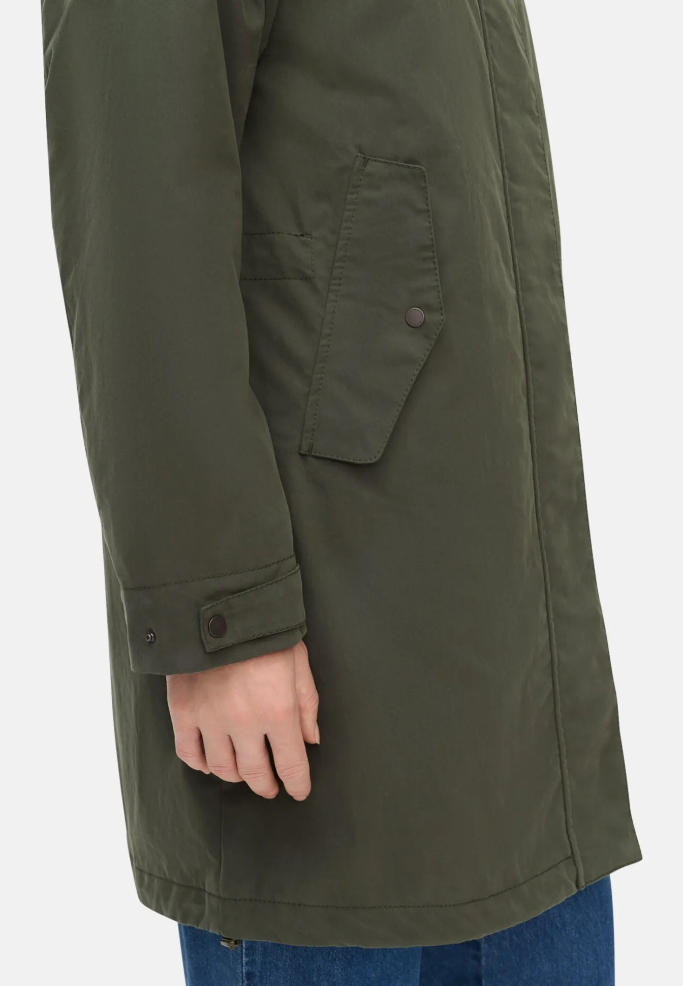 Damen Camel Active Jacken & Westen^2-in-1 Parka mit herausnehmbarem Innenfutter