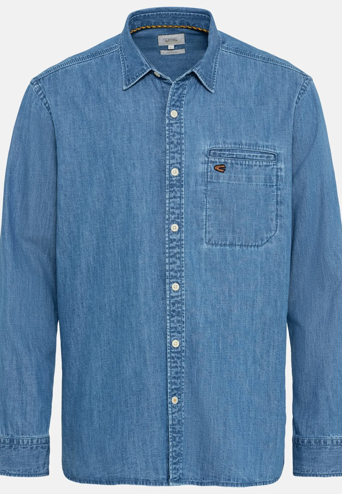 Herren Camel Active Hemden^Jeanshemd aus reiner Baumwolle
