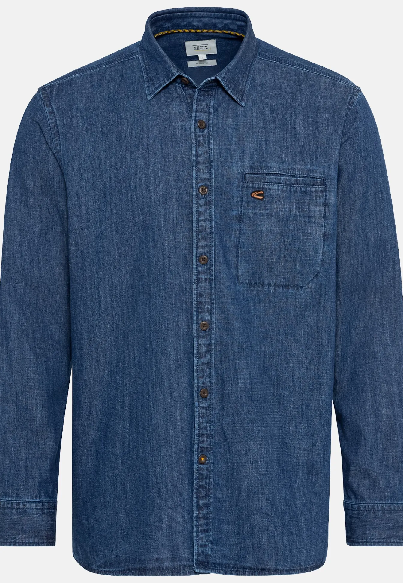 Herren Camel Active Hemden^Jeanshemd aus reiner Baumwolle