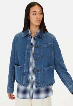 Damen Camel Active Jacken & Westen^Jeansjacke aus Baumwolle