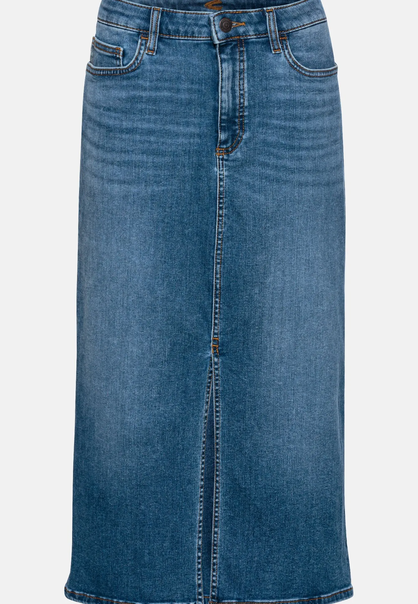 Damen Camel Active Röcke^Jeansrock im Used-Look