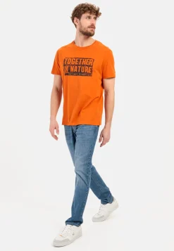 Herren Camel Active T-Shirts & Polos^Jersey T-Shirt aus zertifiziertem Organic Cotton