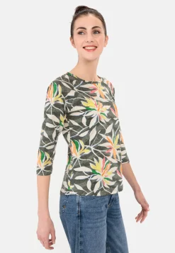 Damen Camel Active T-Shirts & Polos^Jersey T-Shirt mit Allover-Print