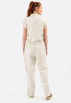 Damen Camel Active Jumpsuits^Jumpsuit aus einem Leinenmix