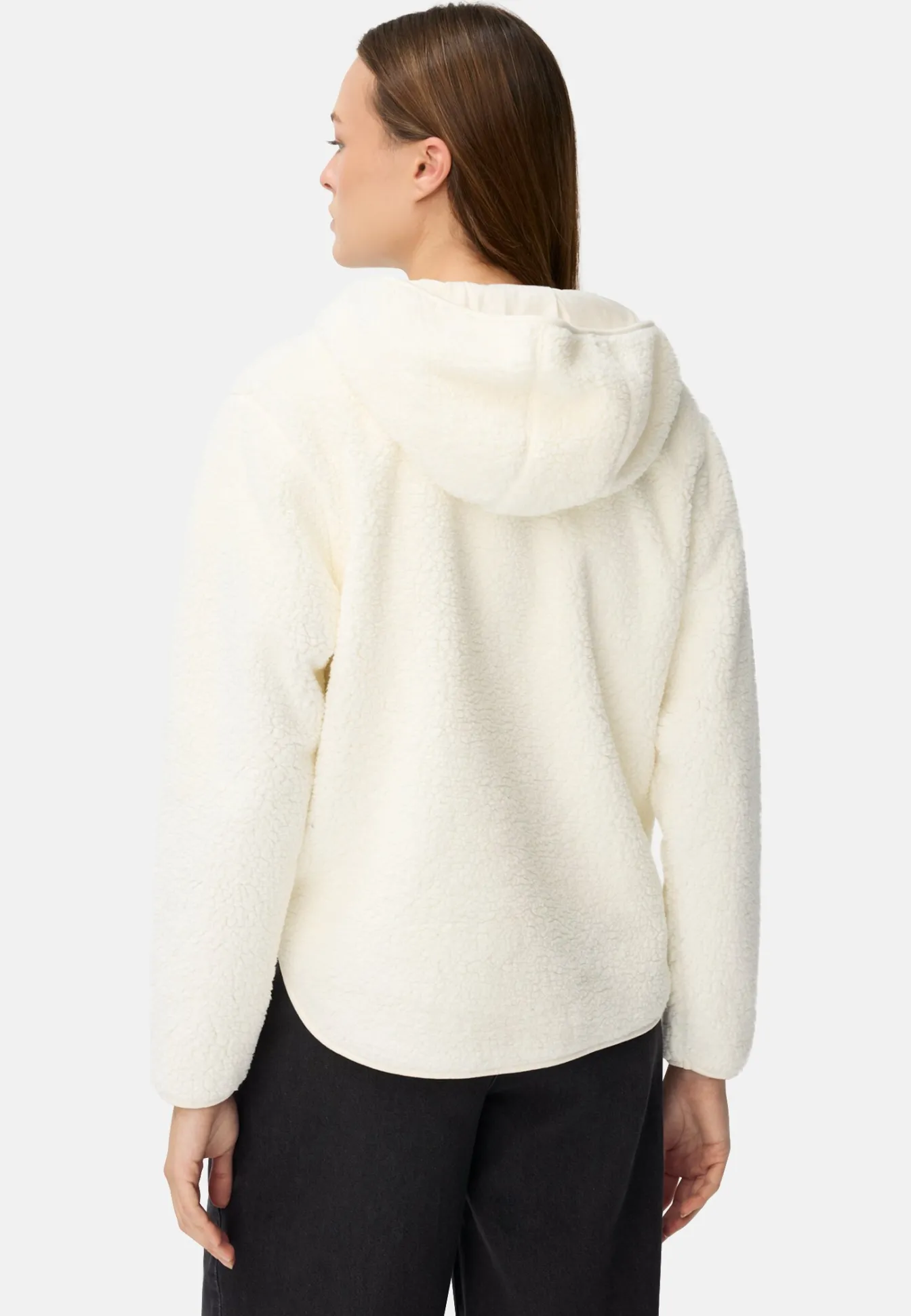Damen Camel Active Pullover & Cardigans^Kapuzenpullover aus Teddyfleece