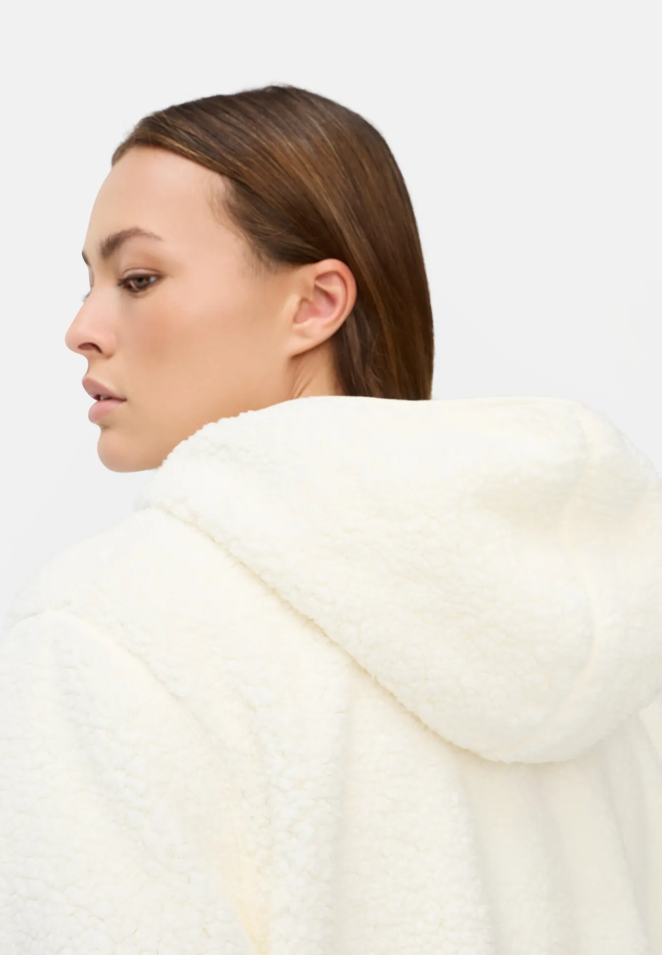 Damen Camel Active Pullover & Cardigans^Kapuzenpullover aus Teddyfleece