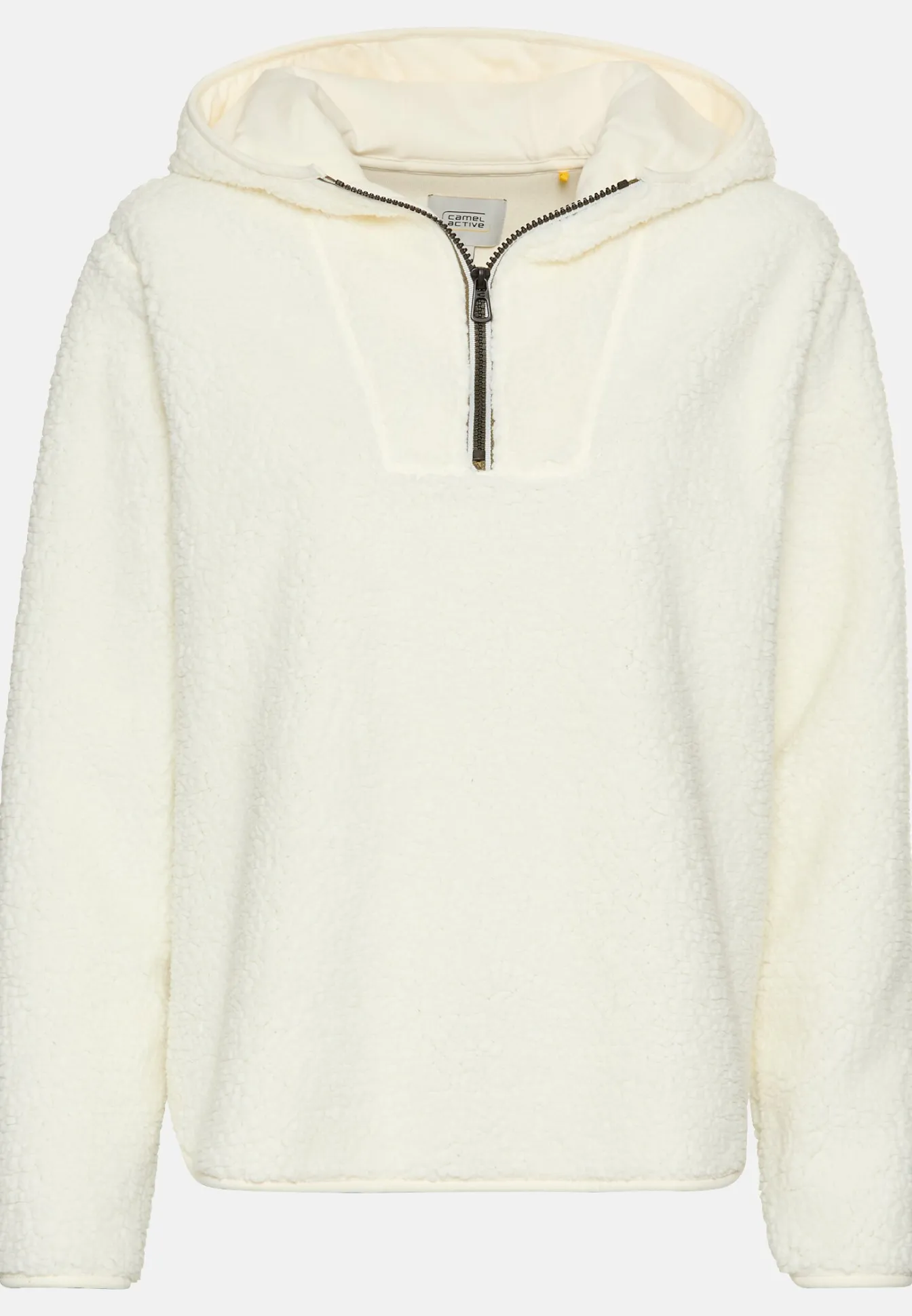 Damen Camel Active Pullover & Cardigans^Kapuzenpullover aus Teddyfleece