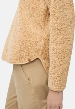 Damen Camel Active Pullover & Cardigans^Kapuzenpullover aus Teddyfleece
