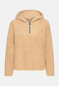 Damen Camel Active Pullover & Cardigans^Kapuzenpullover aus Teddyfleece