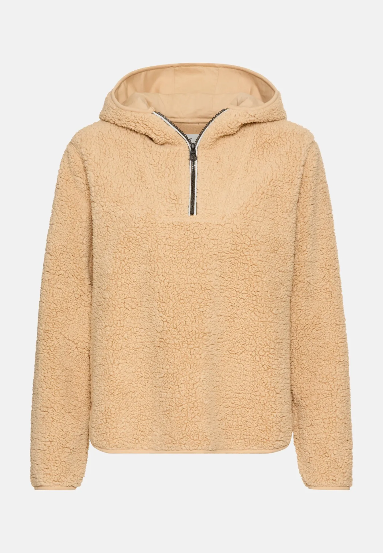 Damen Camel Active Pullover & Cardigans^Kapuzenpullover aus Teddyfleece