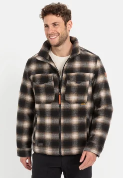 Herren Camel Active Jacken & Westen^Karierter Blouson mit einem Reißverschluss