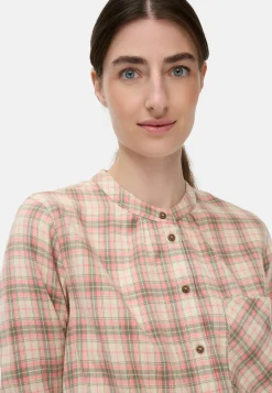 Damen Camel Active Blusen^Karobluse aus Baumwollmix