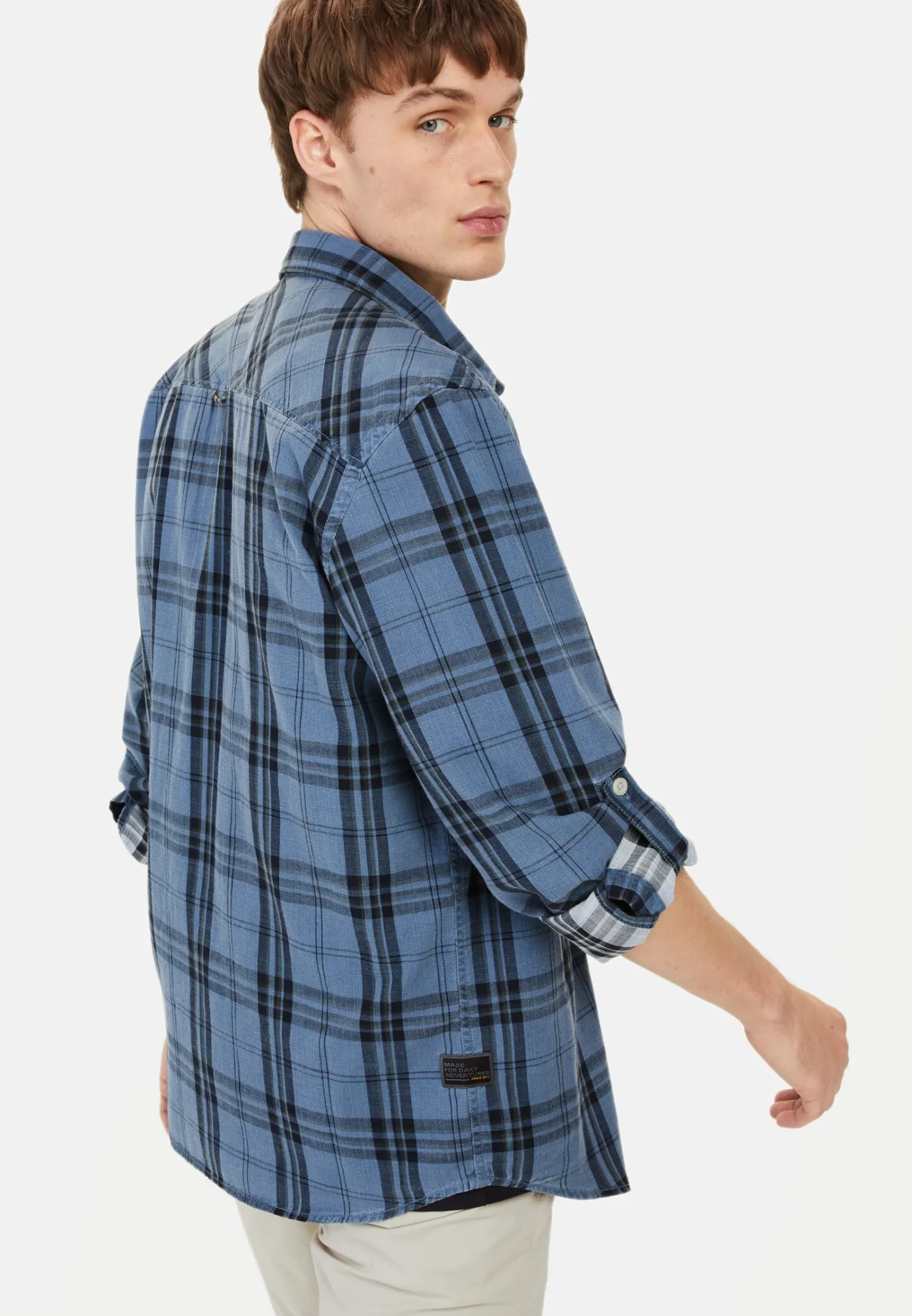 Herren Camel Active Hemden^Karohemd aus reiner Baumwolle