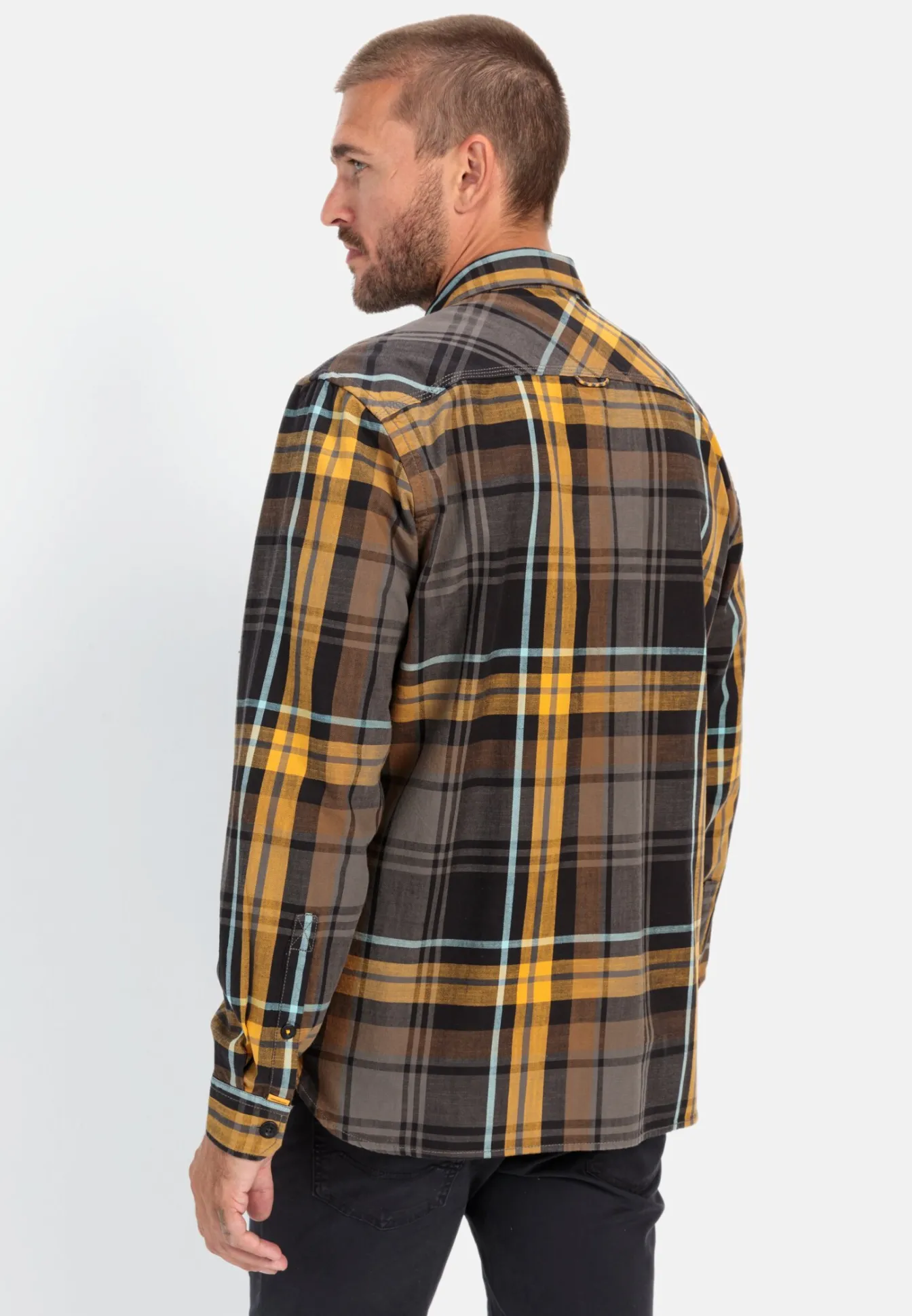 Herren Camel Active Hemden^Karohemd im Overshirt-Look