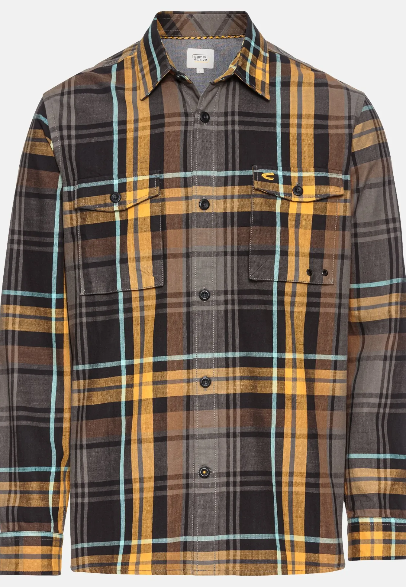 Herren Camel Active Hemden^Karohemd im Overshirt-Look