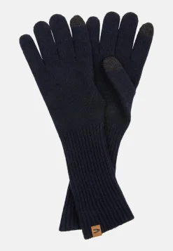 Damen Camel Active Handschuhe^Kaschmirhandschuhe mit Rippenstruktur